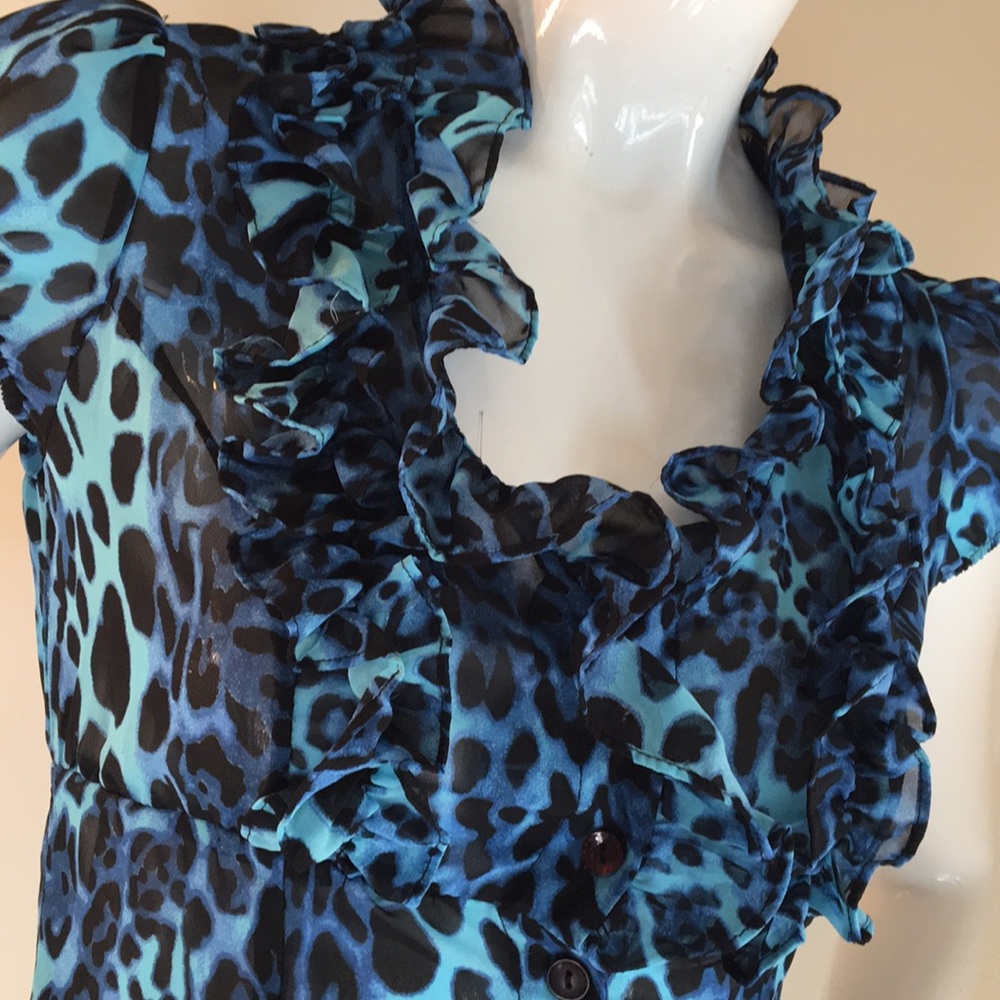 Leopard pattern blouse